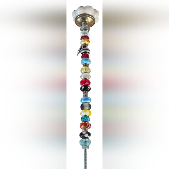 4 Handmade Colorful Beaded Plant Stakes. New! - Picture 12 of 14